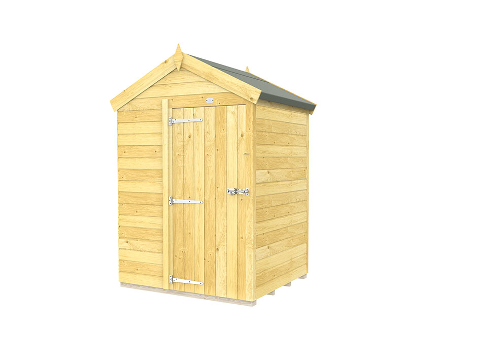 5ft x 4ft Apex Shed