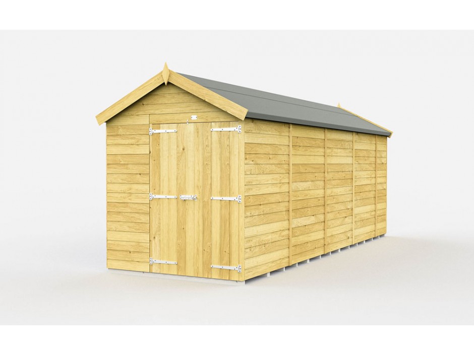 6ft x 17ft Apex Shed