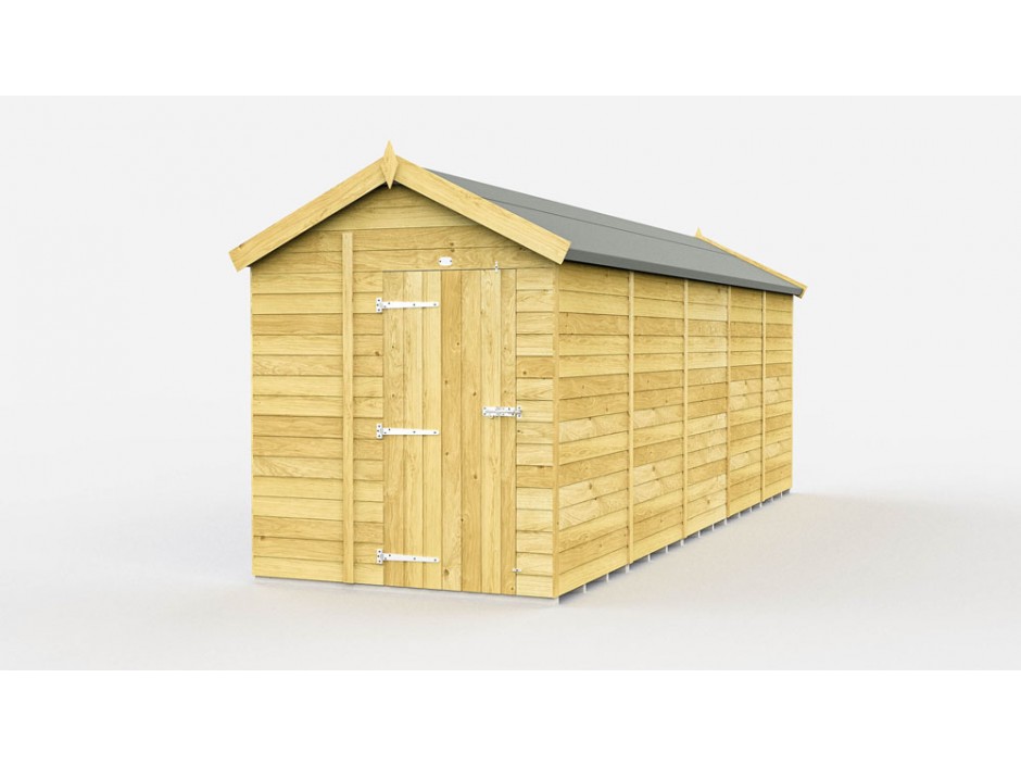 6ft x 19ft Apex Shed