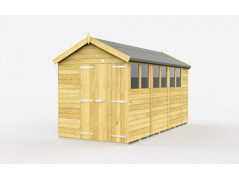 7ft x 15ft Apex Shed