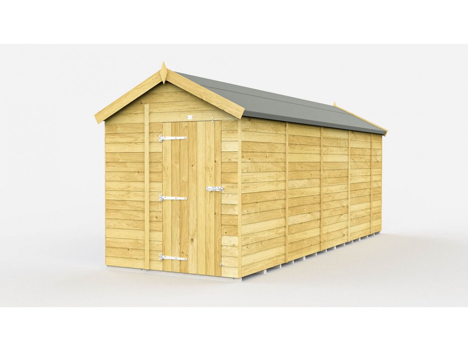 7ft x 18ft Apex Shed