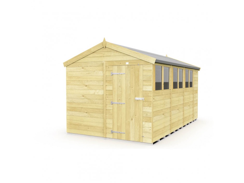 8ft x 15ft Apex Shed