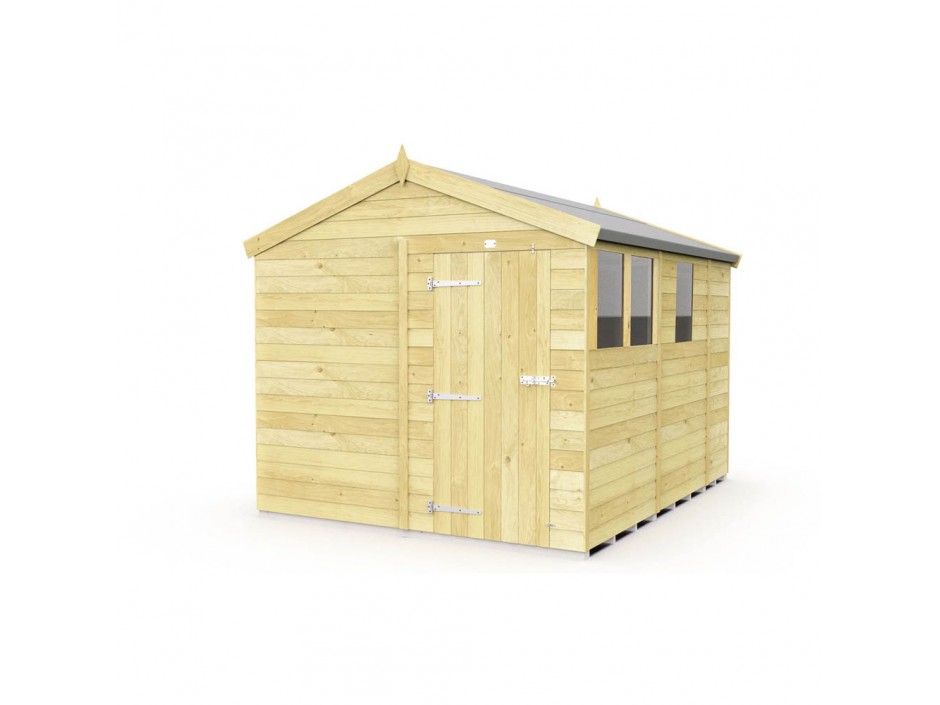 8ft x 9ft Apex Shed