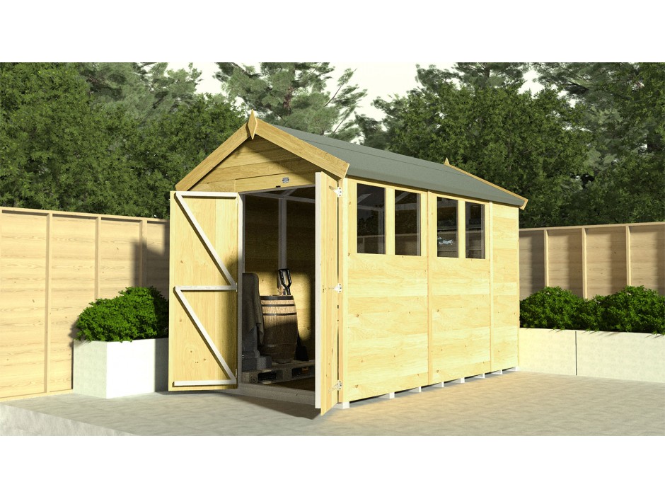 8ft x 9ft Apex Shed