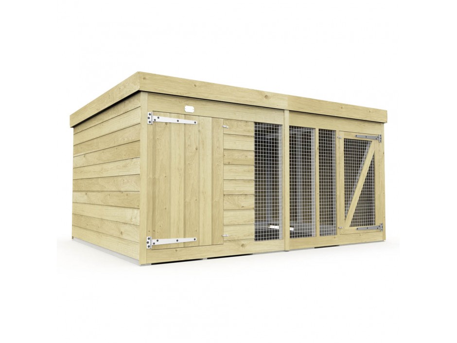 8ft x 6ft Dog Kennel and Run