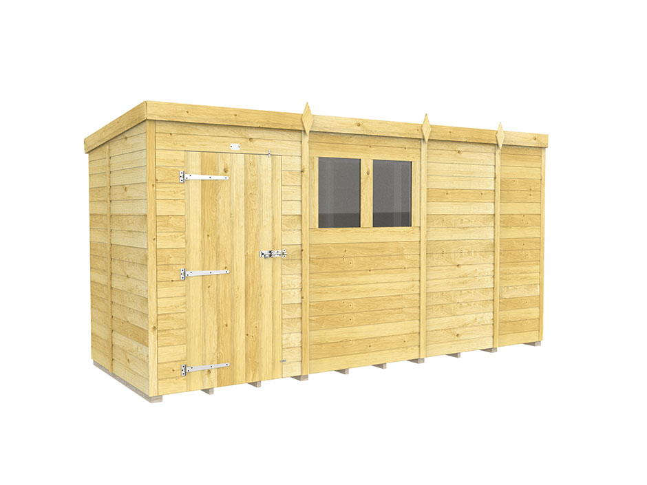 13ft x 5ft Pent Shed