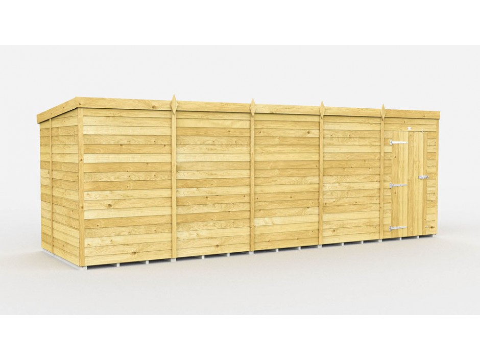 17ft x 6ft Pent Shed