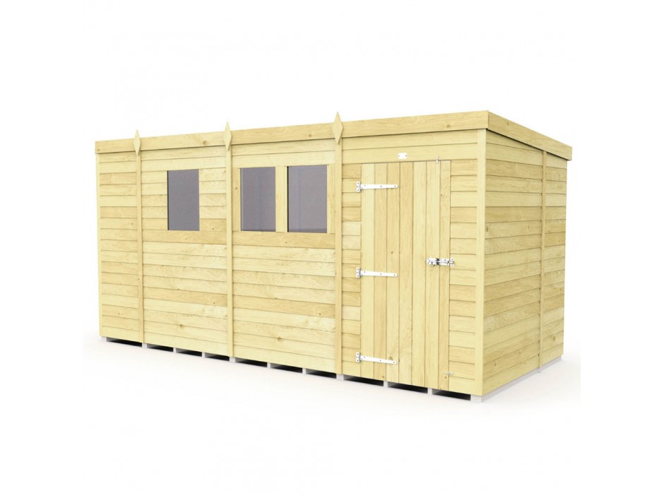 13ft x 7ft Pent Shed