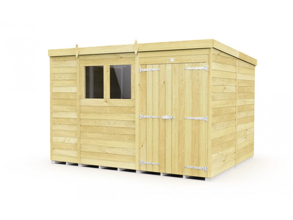 11ft x 8ft Pent Shed