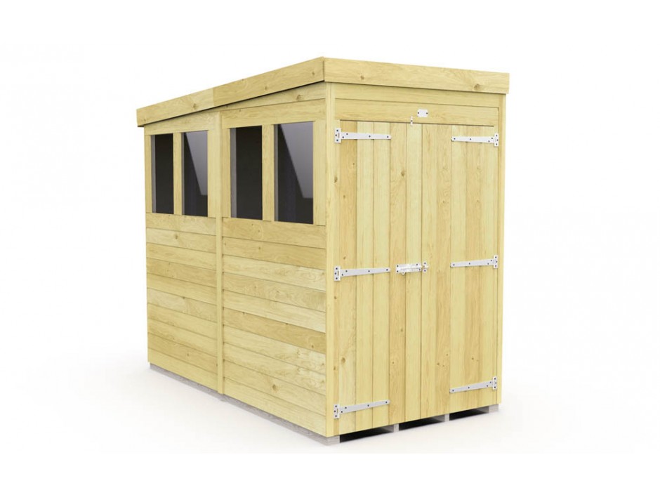 4ft x 8ft Pent Shed