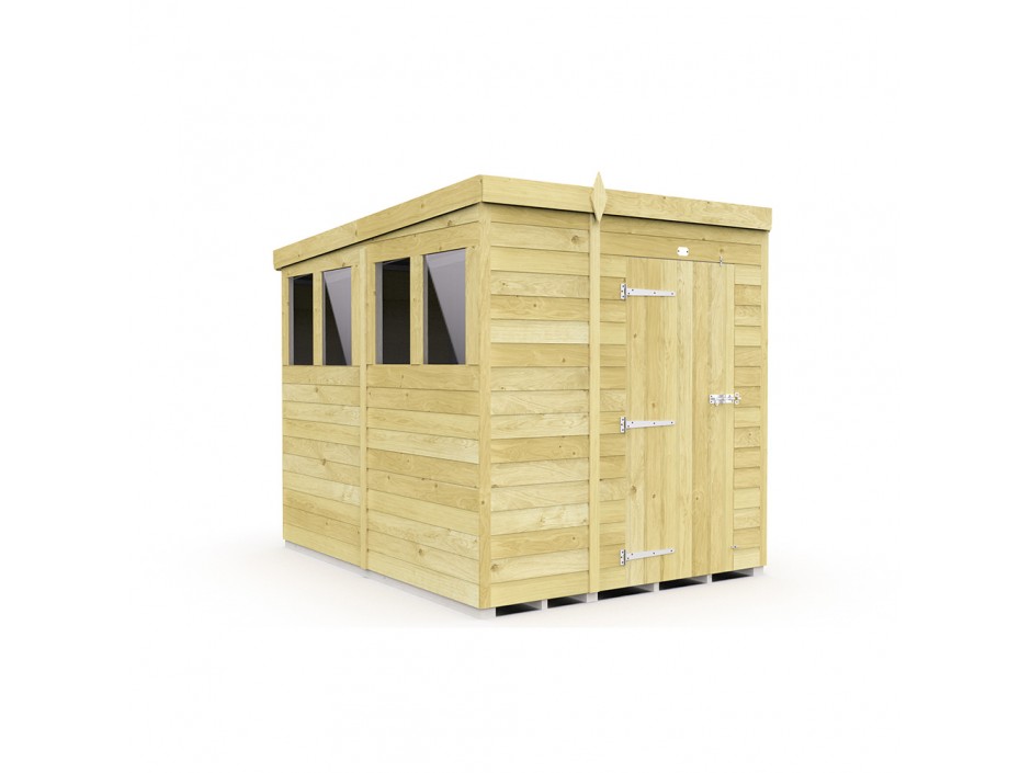 5ft x 8ft Pent Shed