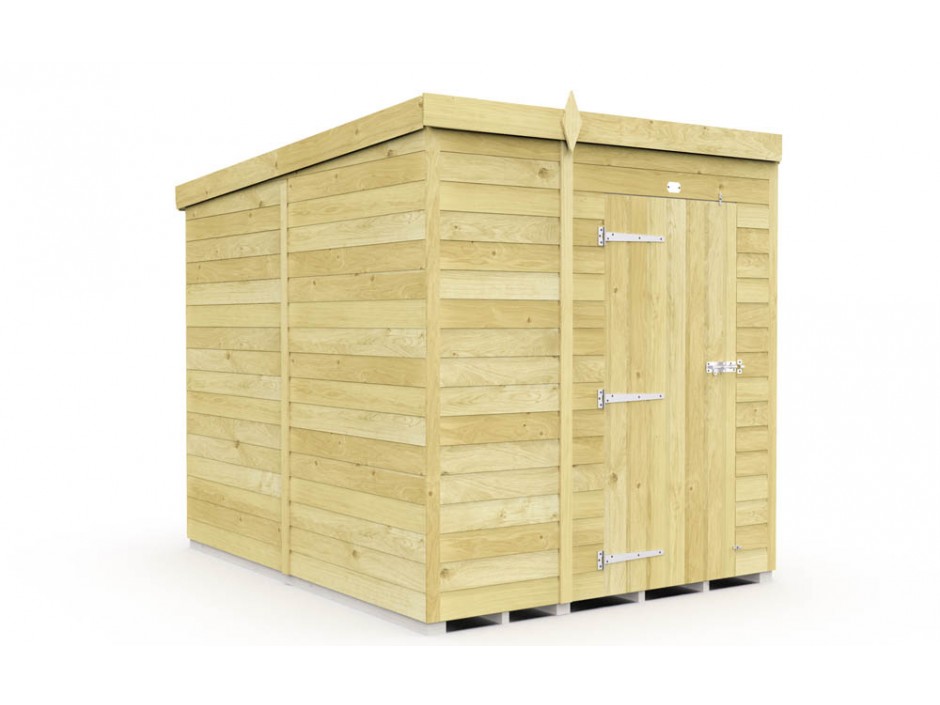 6ft x 8ft Pent Shed