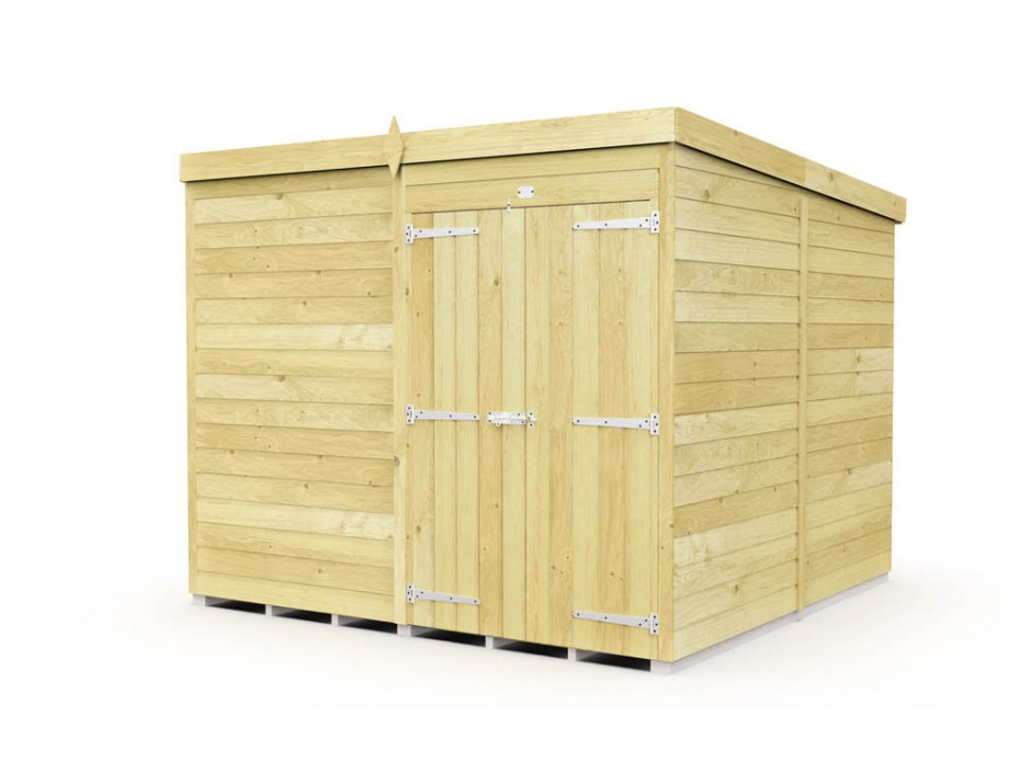 8ft x 8ft Pent Shed