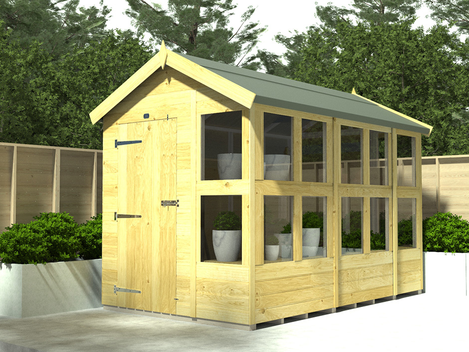 16ft x 6ft Apex Potting Shed