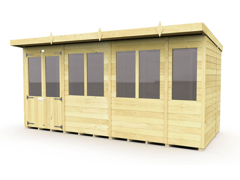 14ft x 6ft Pent Summer House