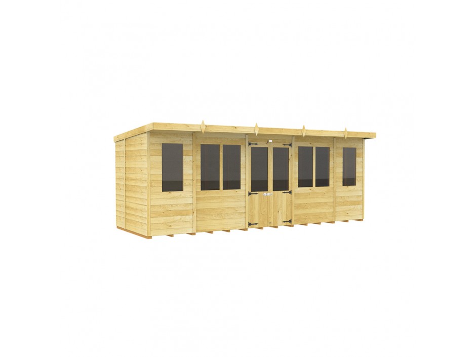 18ft x 7ft Pent Summer House