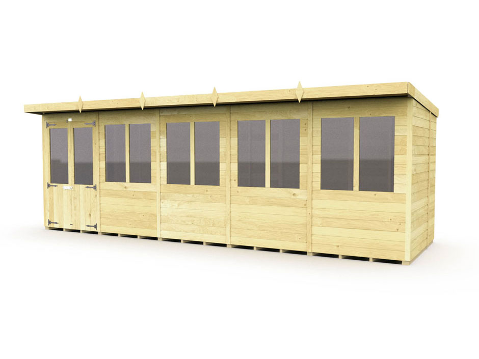 20ft x 6ft Pent Summer House