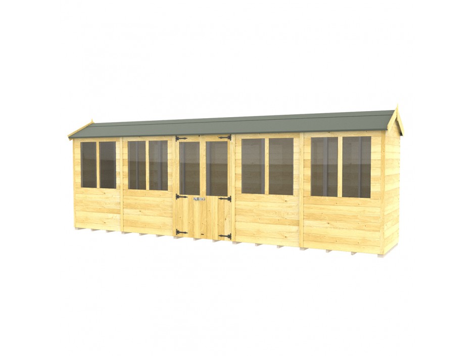 4ft x 20ft Apex Summer House