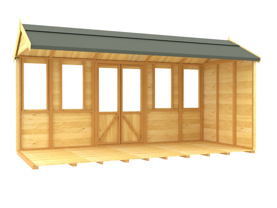 6ft x 14ft Apex Summer House